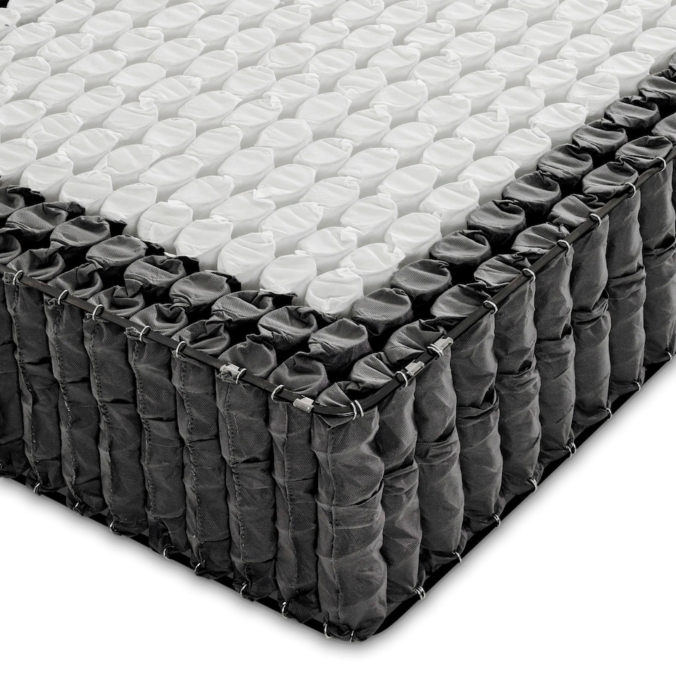 image 1 of Buckingham 2000 Pocket Sprung Mattress 28cm Double White | Double