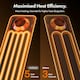 image 6 of VonHaus Oil Filled Radiator 9 Fin Portable Electric Heater