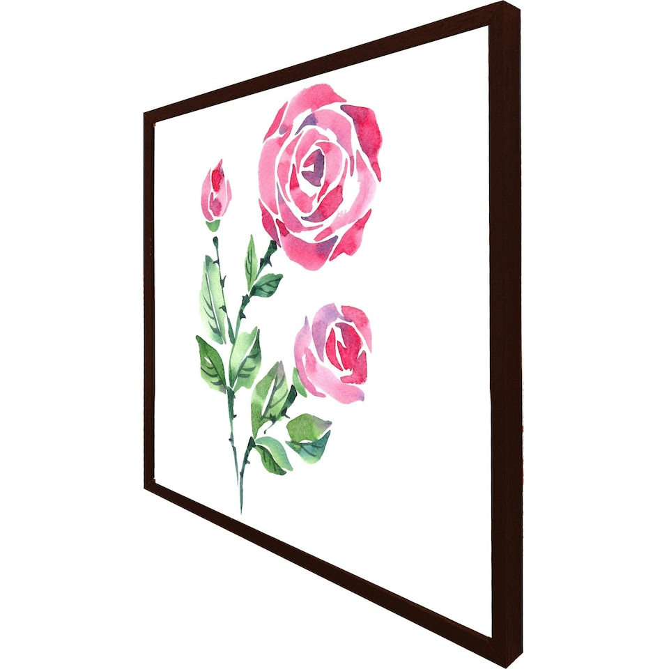 image 1 of Rose print (Picutre Frame) Grey | L