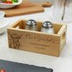 image 3 of Personalised Highland Mini Wooden Storage Crate Brown | ONE SIZE