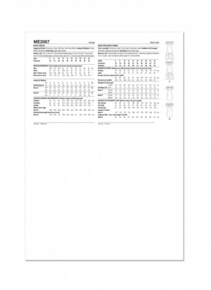 image 1 of Know Me 2067 Paper Sewing Pattern – Women’s Dress, Size U5 (16–18–20–22–24), Intermediate
