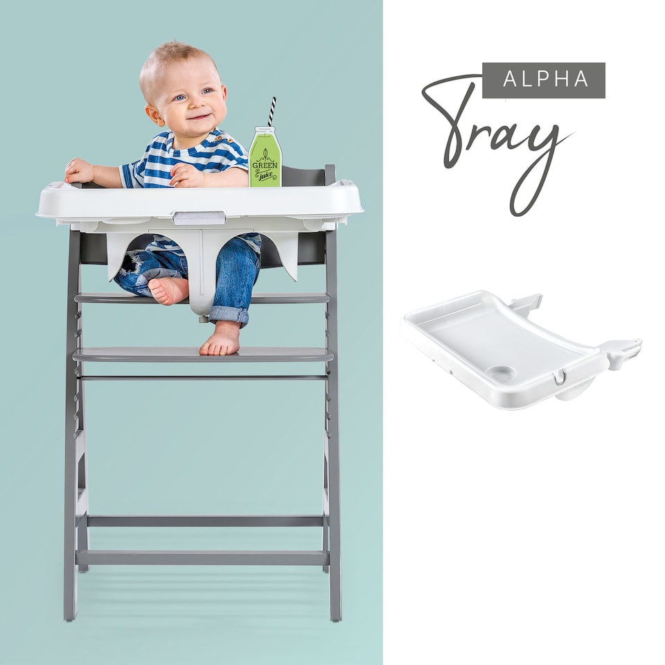 image 1 of hauck Alpha Tray - White