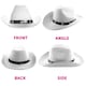image 7 of Star Studded Cowboy Hat – Western Fancy Dress Accessory (Comes in Multiple Colours) Red | One Size