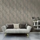 image 3 of Holden Décor Rhea Zandra Trees Wallpaper - Dark Grey/Rose Gold - 32.1ft x 21in | Grey
