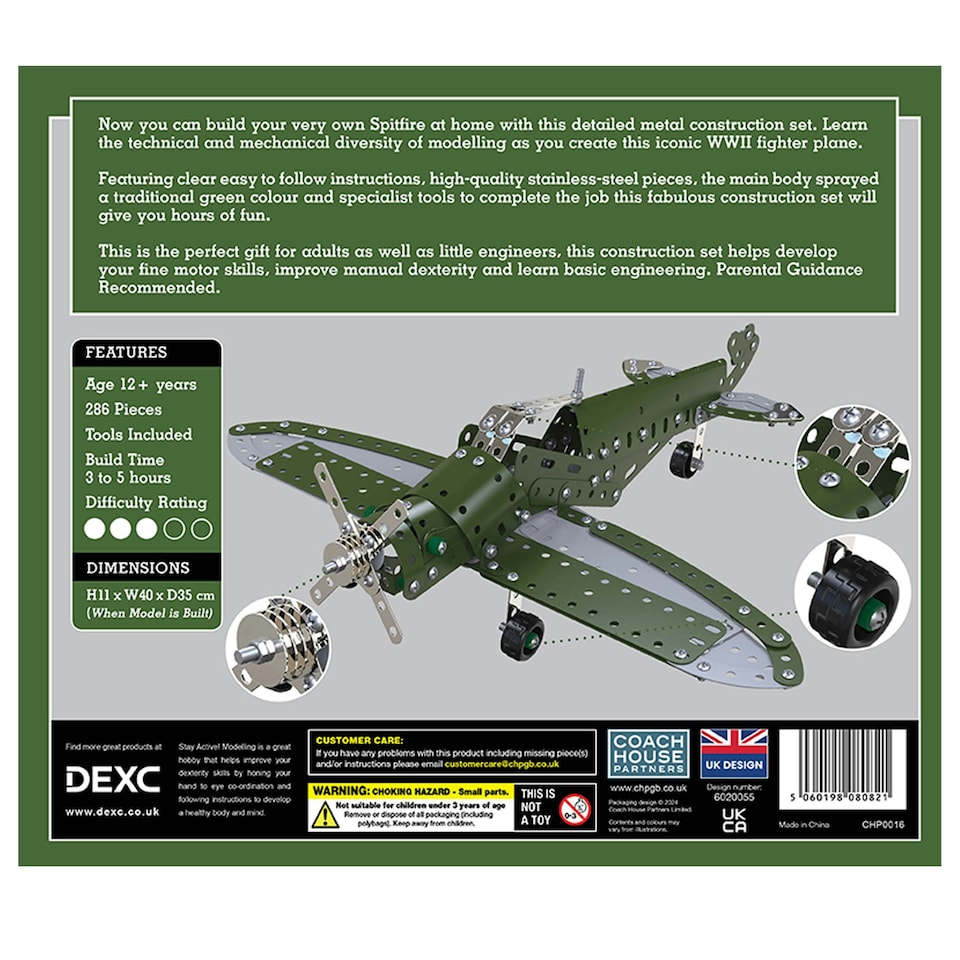 image 1 of Coach House Partners Spitfire Metal Construction Set