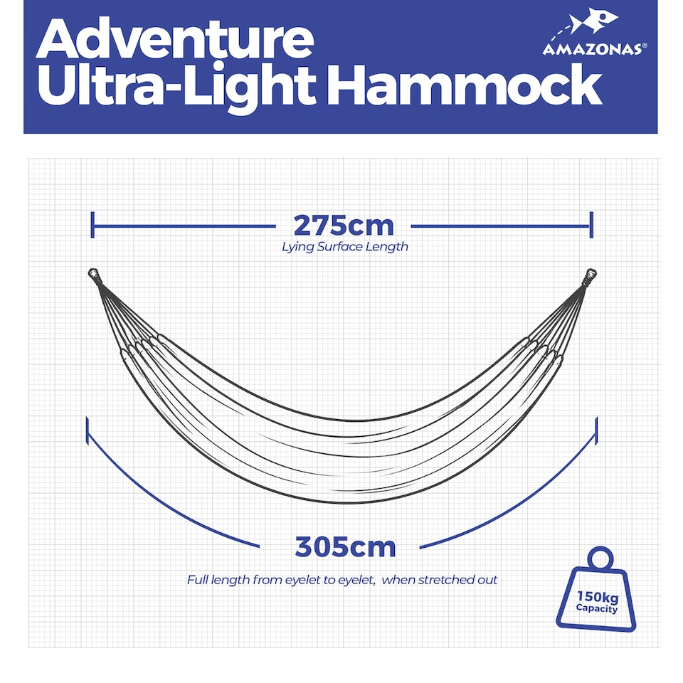 image 1 of Amazonas Ultralight Camping Hammock – Adventure Fire