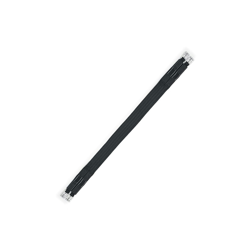 image 1 of Shires Burghley Elastic Horse Girth - Black - 44in