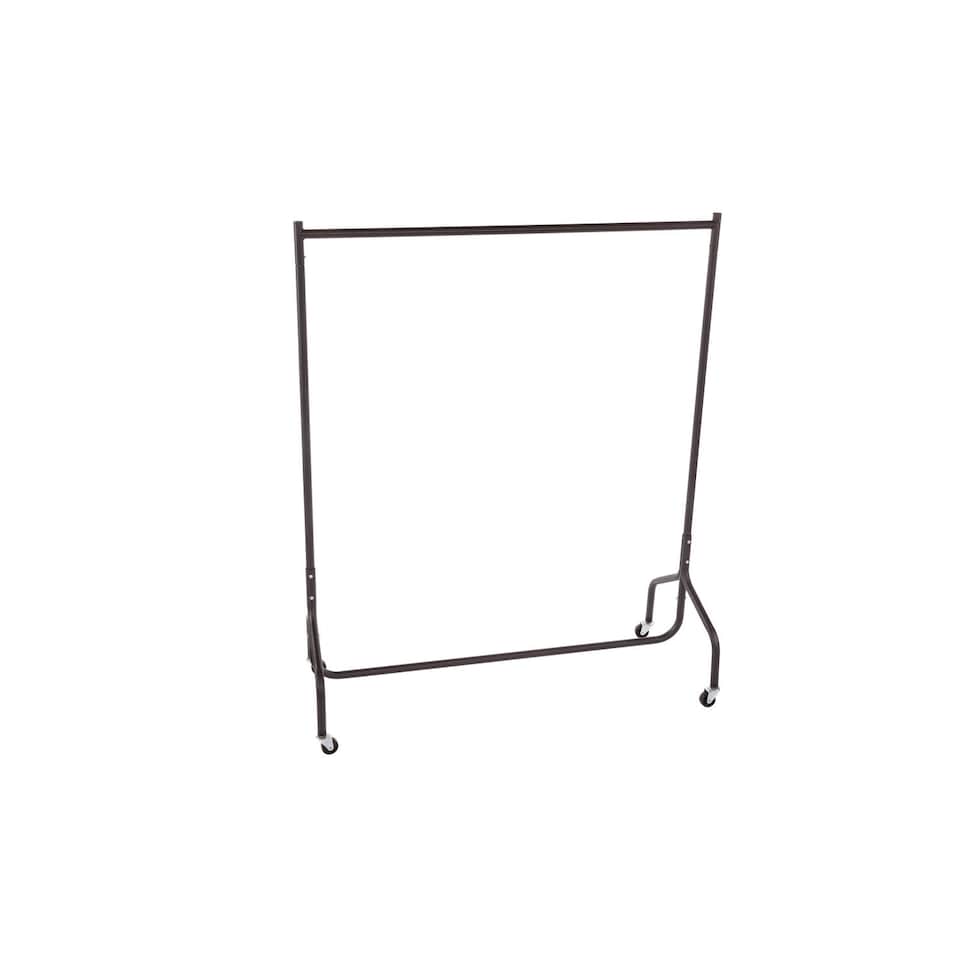image 1 of 4ft Garment Clothes Rail Super Heavy Duty All Metal Black | Black