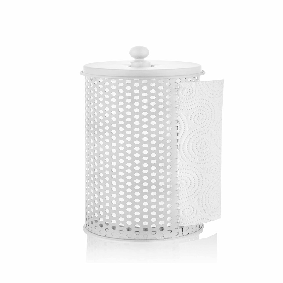 image 1 of White Paper Towel Holder
