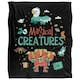 image 1 of Harry Potter Magical Creatures Chibi Blanket - Multicoloured - One Size