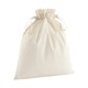 image 1 of Westford Mill Soft Organic Cotton Drawcord Bag - Natural - XS Cream | XS