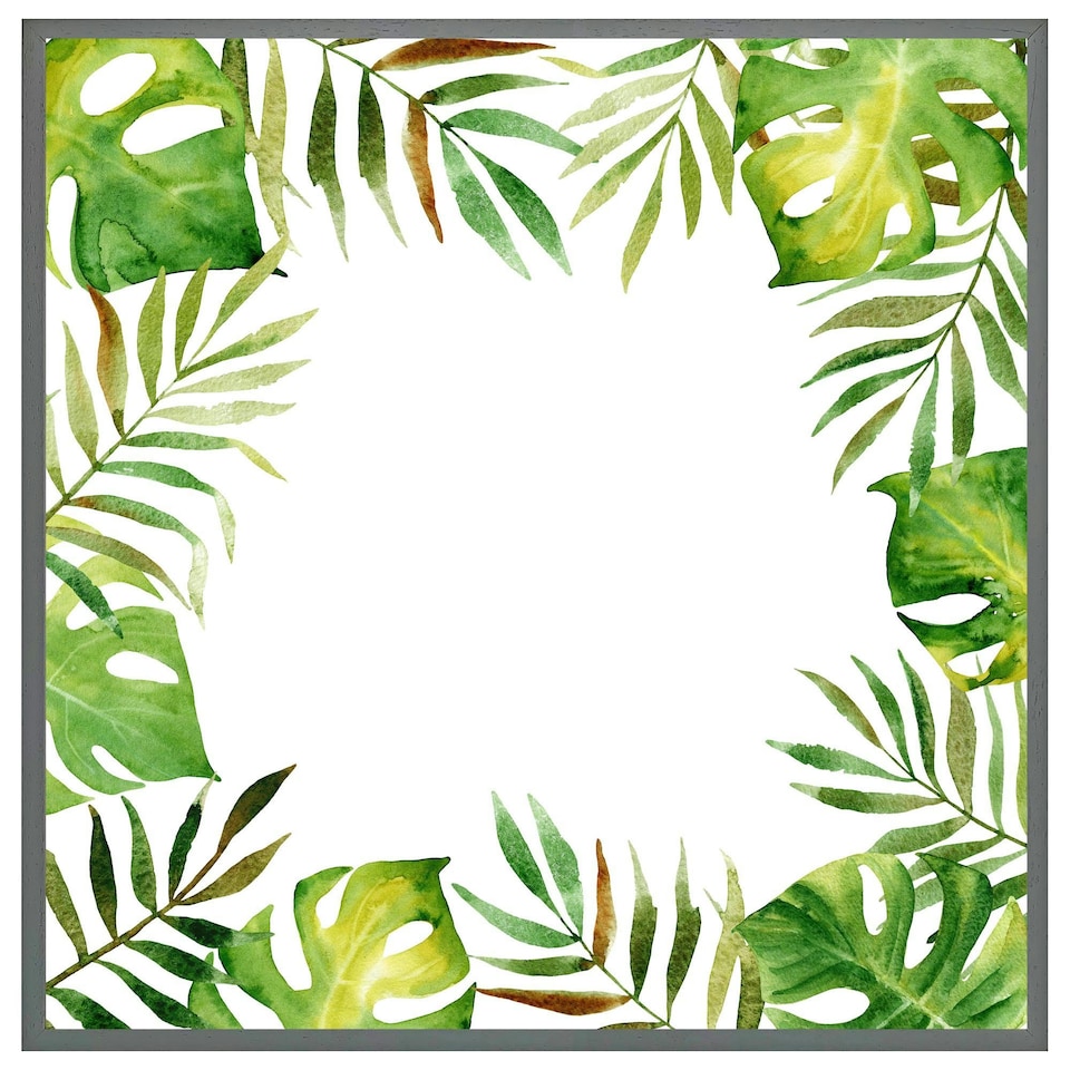 image 1 of Border of botanical leaves (Picture Frame)