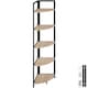 image 1 of Corner Shelf Castlebar - 5 tier shelving unit | Brown | industrial wood light, oak Sonoma | 30 x 30 x 150 cm | 1