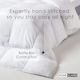 image 4 of Homescapes Luxury "Like Down" Super Microfibre All Seasons 13.5 Tog Duvet, Super King