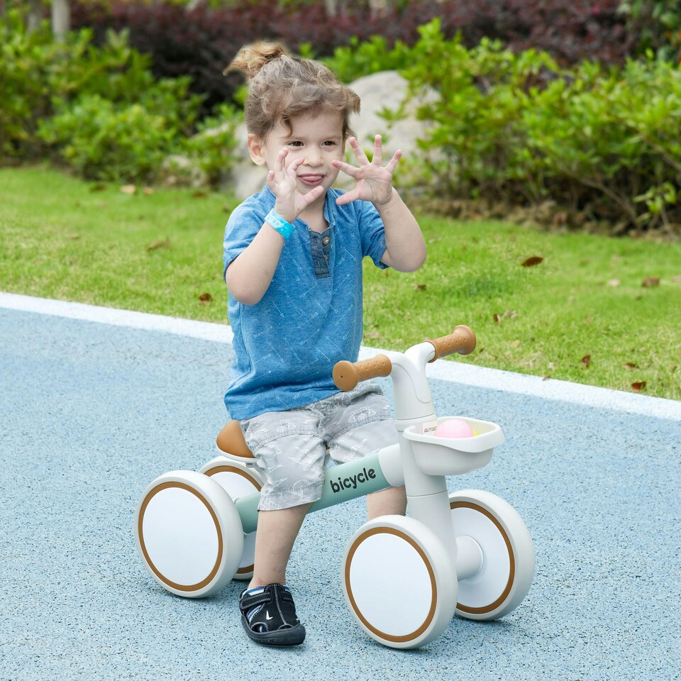 image 1 of AIYAPLAY Kids Balance Bike for 1-3 Years Old with Adjustable Seat, Green