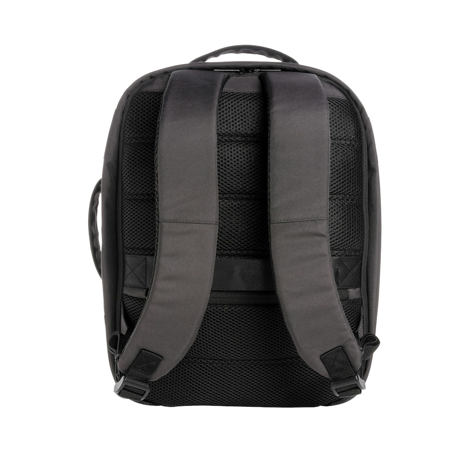 image 1 of XD Xclusive Impact Aware RPET Anti-Theft Laptop Backpack - Black - One Size Black