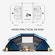 image 3 of Outsunny 4-6 Persons Camping Tent Dome Family Travel Group Hiking Room Fishing
