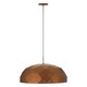 image 1 of Interiors by Premier Large Coffee Dome Pendant Light