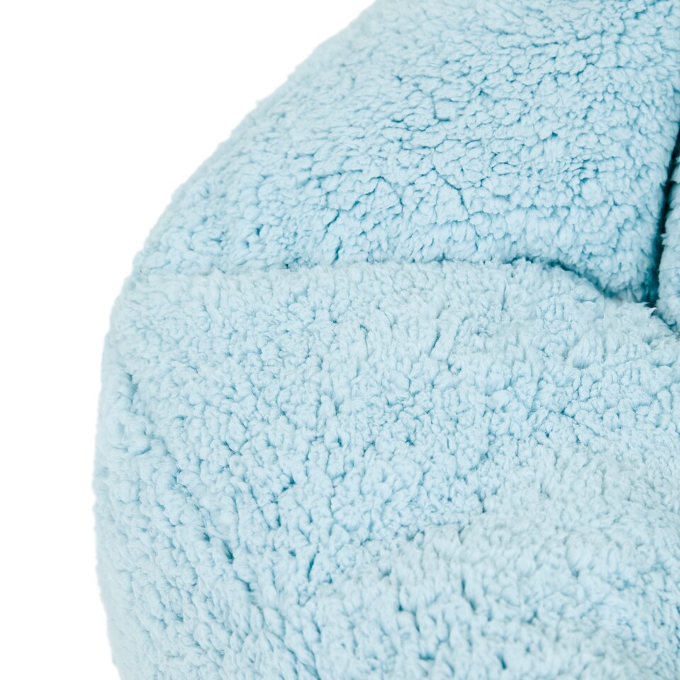 image 1 of icon Kids Teddy Bear Armchair Bean Bag Blue Childrens Bean Bags Set of 2