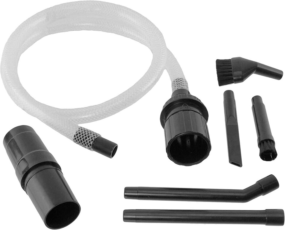 image 1 of SPARES2GO Complete Micro Tool Kit Mini Attachments Set Compatible with Miele Vacuum Cleaner 35mm PC Desk Car