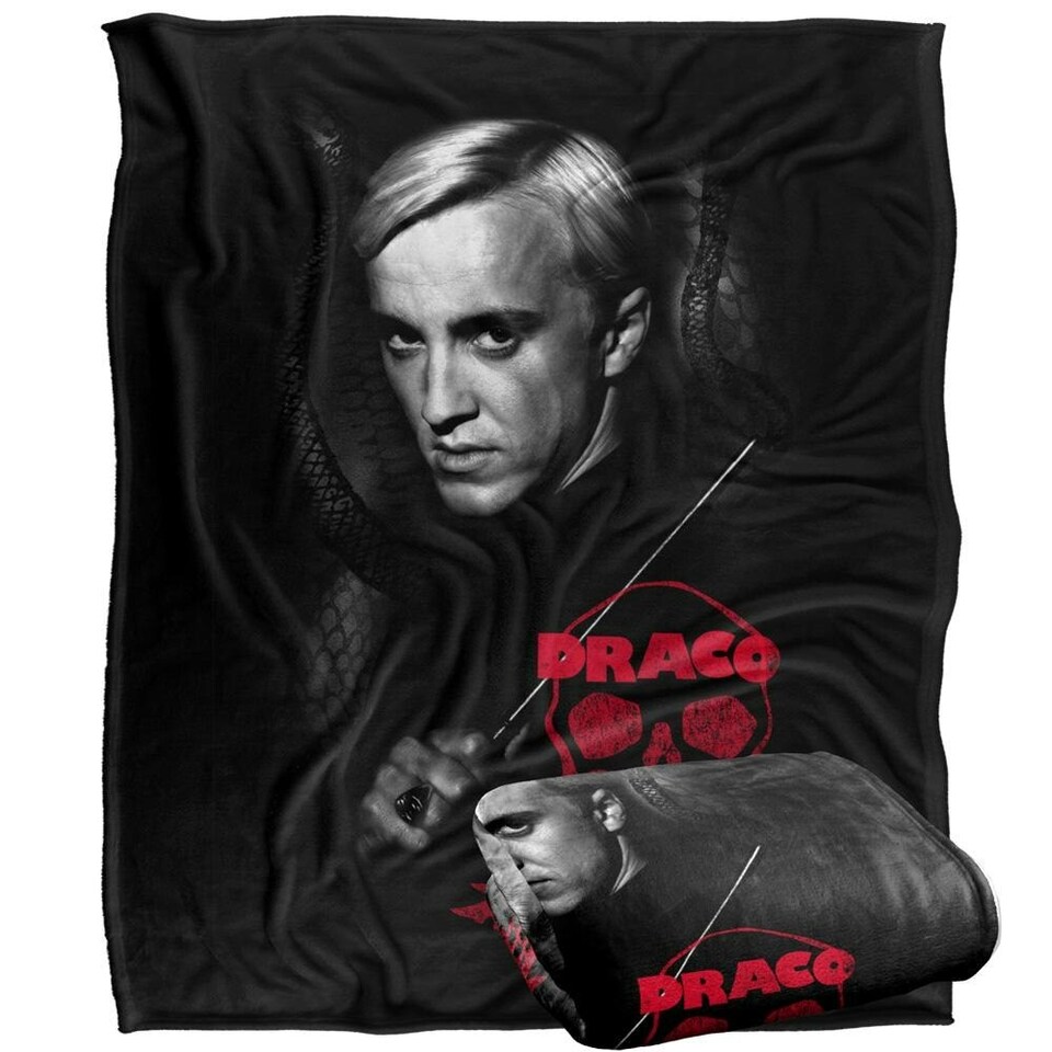image 1 of Harry Potter Dark Mark Draco Malfoy Blanket - Multicoloured - One Size