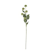 Hill Interiors Globe Thistle Spray Artificial Flower - Green - 81cm x 18cm x 18cm