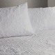 image 4 of Serene Avery Stripe Duvet Cover Set White