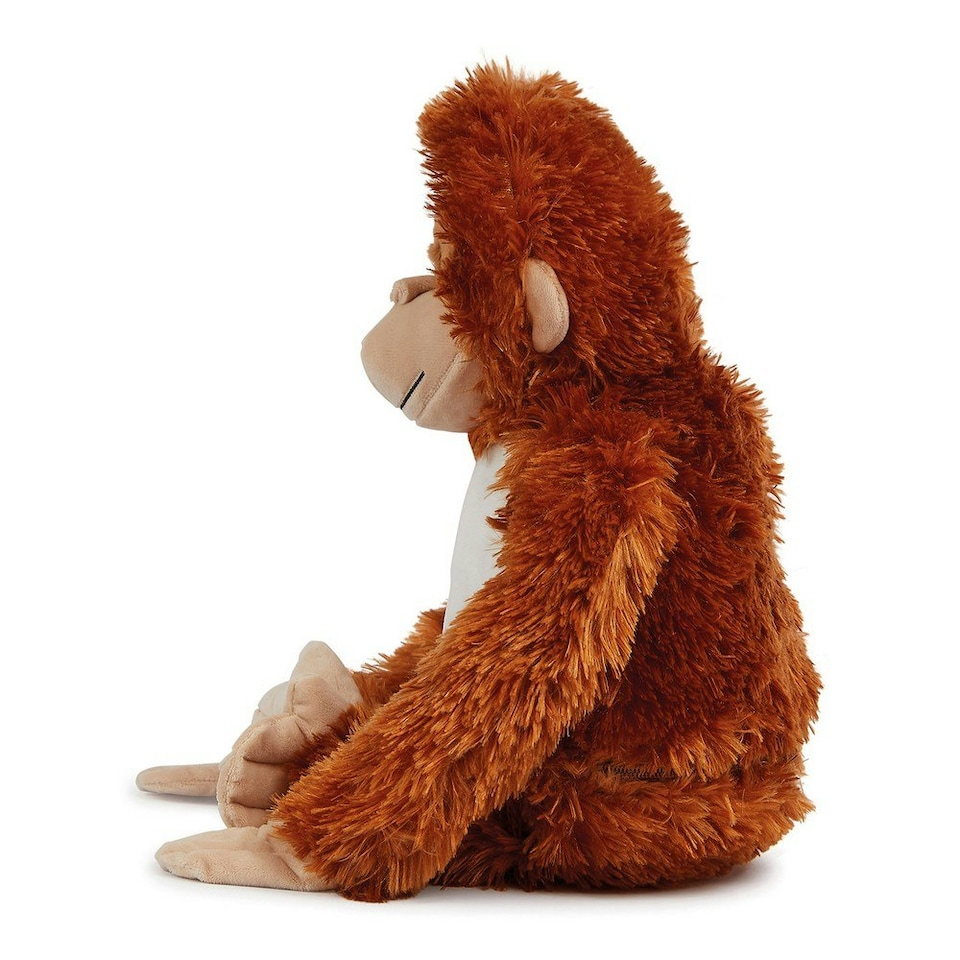 image 1 of Mumbles Orangutan Plush Toy - Orange - 33cm