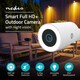 image 10 of NEDIS Smart Wi-Fi Outdoor Camera with Spotlight, 3MP Full HD 1296p, Motion Sensor, Colour Night Vision, 2-Way Audio, Cloud or microSD Storage, Works with Alexa & Google Home - White