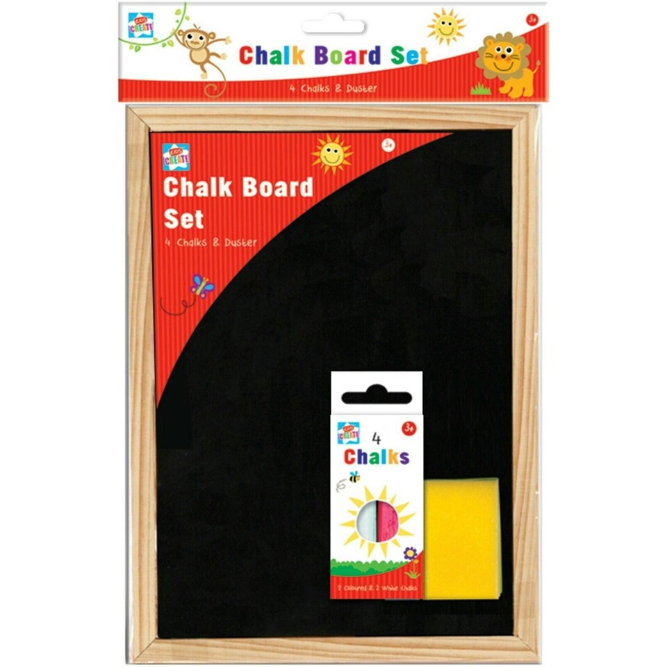 Anker A4 Chalk Board Set - Black - One Size