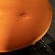 image 3 of Interiors by Premier Orange Velvet Footstool