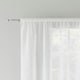 image 2 of Pair of Destiny Gold Metallic Diamond Print Voile Panels 137 cm (54 inch) Rod Pocket Panels for Bedroom and Living Room