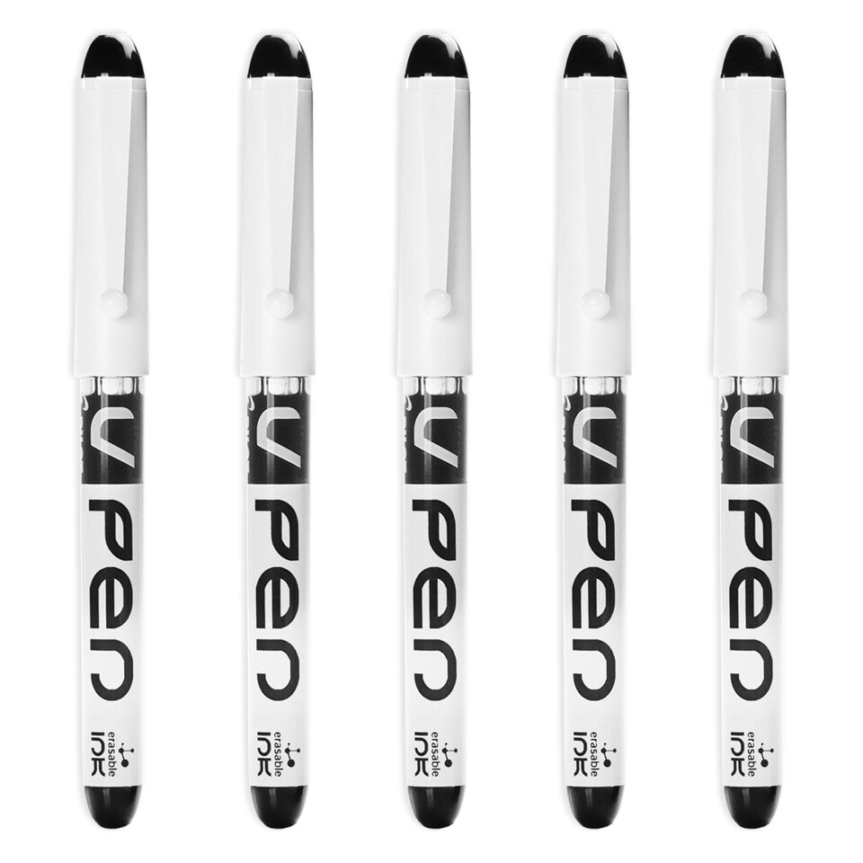 image 1 of PILOT V Pen Erasable Disposable Fountain Pen 0.58mm Pack of 12