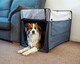 image 6 of Henry Wag Folding Fabric Travel Crate, Perfect For Home, Outdoor Use, Or Travel, Size Large | Grey | Grey | Large | 1