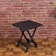 image 2 of Small Foldable Collapsible Garden Patio Camping Table | Black | 1