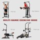 image 3 of HOMCOM Adjustable&Folded Dip Stands Multi-Function Pull-ups Sit-ups Fitness tool