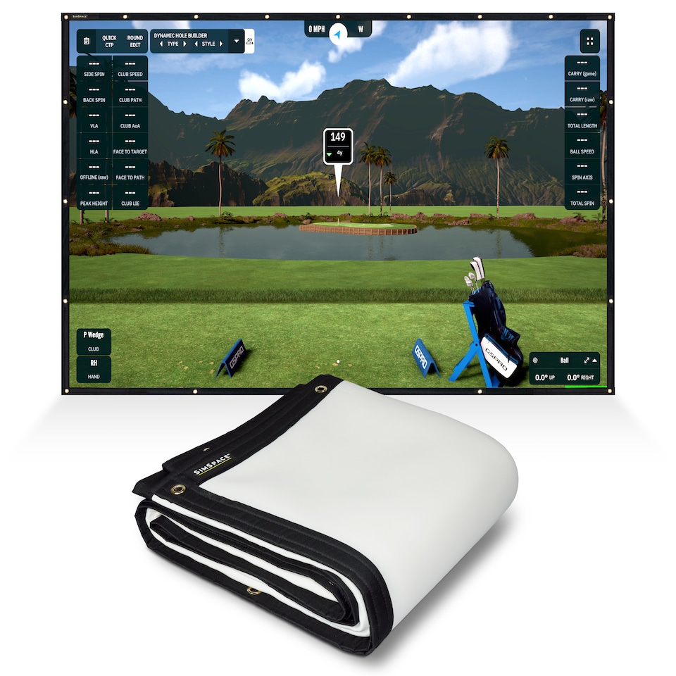 image 1 of Platinum Impact Screen For Golf Enclosure - 3.3 x 3m