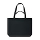 image 3 of MidOcean Maldi Beach Canvas Shopper Bag - Black - One Size Black