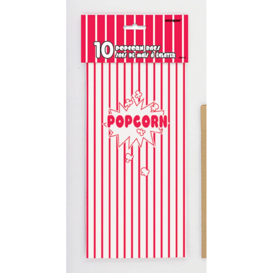 image 1 of Popcorn Paper Party Bags - Pack of 10