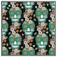 image 1 of Embroidery colourful simplified ethnic flowers and skull pattern (Picutre Frame) Grey | XL