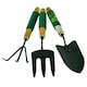 image 1 of Garden Gardening Hand Rake / Spade / Shovel / Fork 3pc Set Digging Cleaning