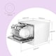 image 2 of Comfee 6.5L Freestanding Compact Dishwasher with LED display, White