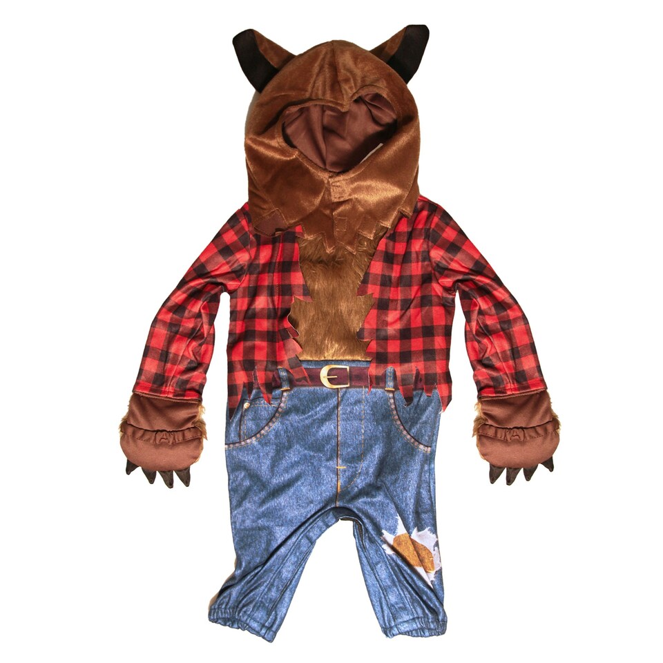 image 1 of Bristol Novelty Toddler Werewolf Costume - Brown - 1-2 Years 1