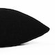 image 3 of OHS 2 x Soft Boucle Fleece Cushion Covers, 45x45cm - Black