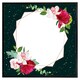 image 2 of Bright flowers, dark background (Picture Frame) White | S