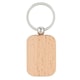 image 1 of MidOcean Poty Wood Rectangular Wooden Keyring - Wood - One Size
