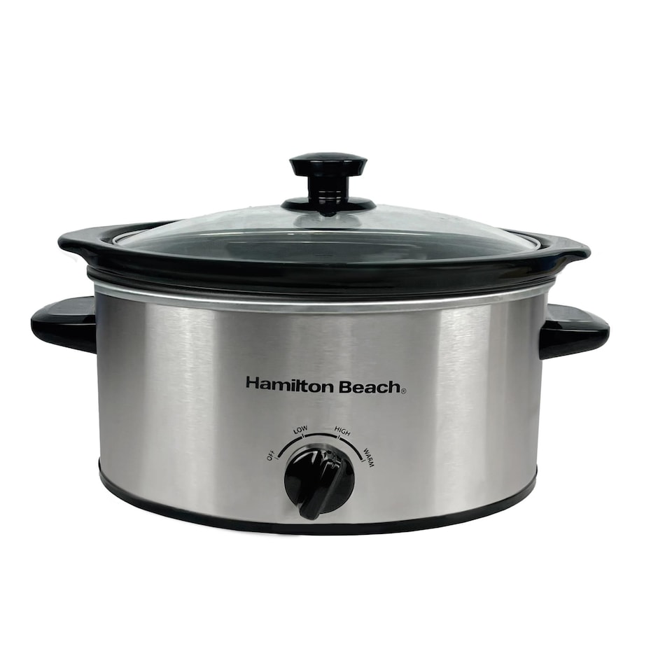 image 1 of Hamilton Beach 'The Comfort Cook' 3.5L Silver Slow Cooker