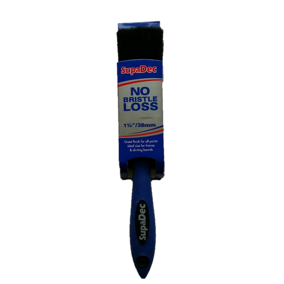 image 1 of SupaDec Flat Paint Brush - Navy - 38mm
