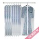 image 1 of 10 x Caraselle Peva Dress Covers Soft Touch Fabric (Approx. 128 x 60cms) Clear
