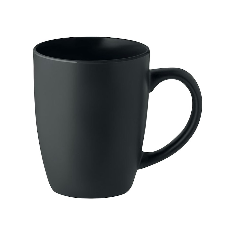 image 1 of MidOcean Lim Two Tone Ceramic 0.29L Mug - Black - One Size